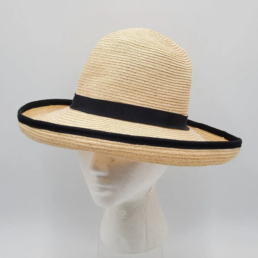 Kathy Jeanne Wide Brim Straw Hat